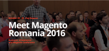 Meet Magento Romania 2016 banner - Business, eCommerce and Magento conference