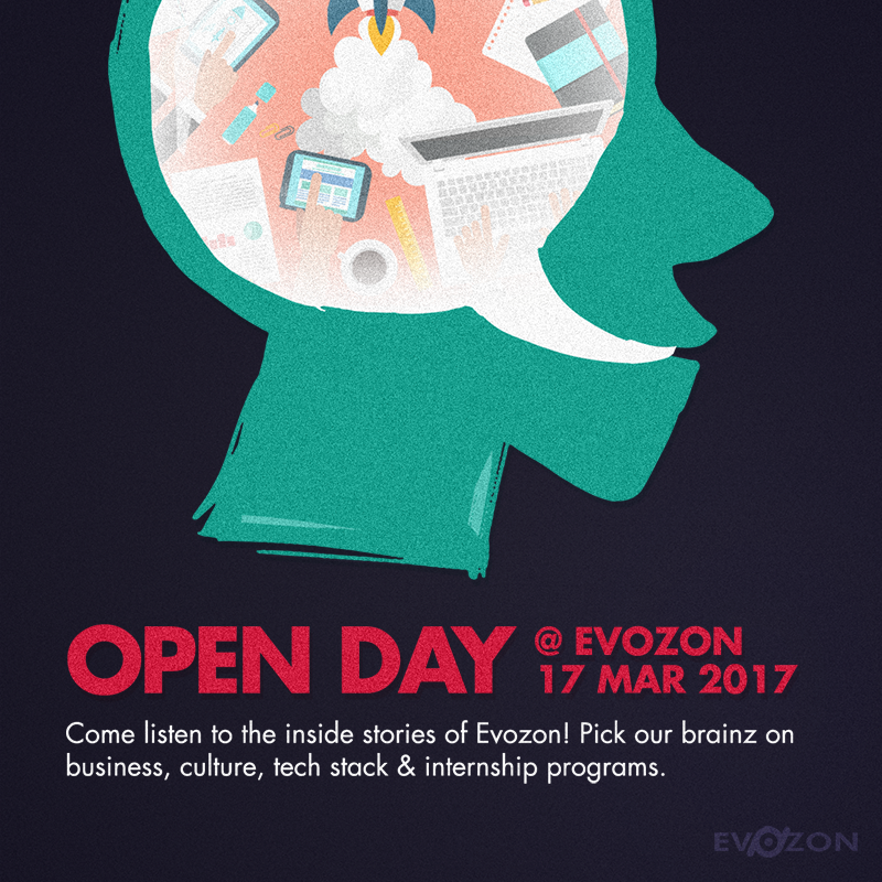 open day banner evozon career opportunity