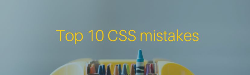 Common mistakes in coding styles