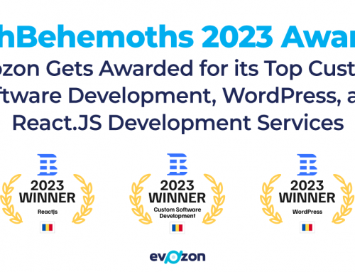 TechBehemoths 2023 Awards: evozon Gets Awarded for its Top Custom Software Development, WordPress, and React.JS Development Services