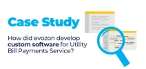 an image that has the title of the artcile written on it: custom software for utility payments service