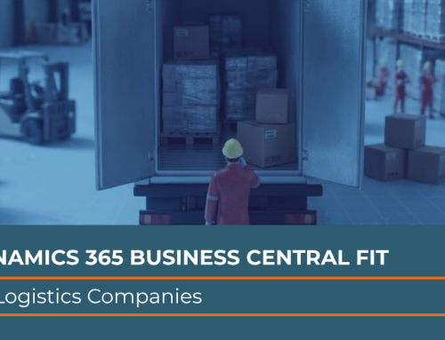Microsoft Dynamics 365 Business Central Fit for Logistics Companies